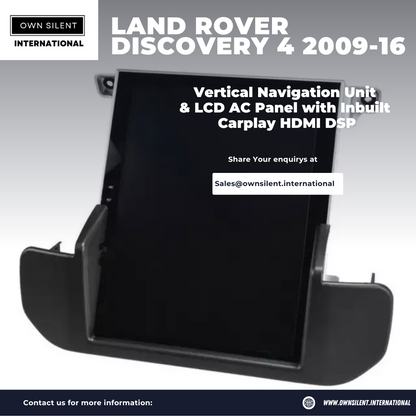 PX6 Vertical GPS Navigation CARPALY DSP System For Land Rover Discovery 4 2009-16