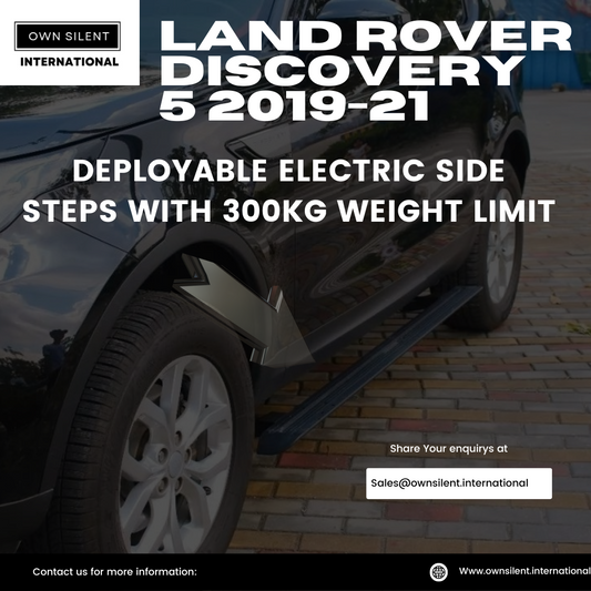 Land Rover Discovery 5 Electric Side Steps with 300kg Limit