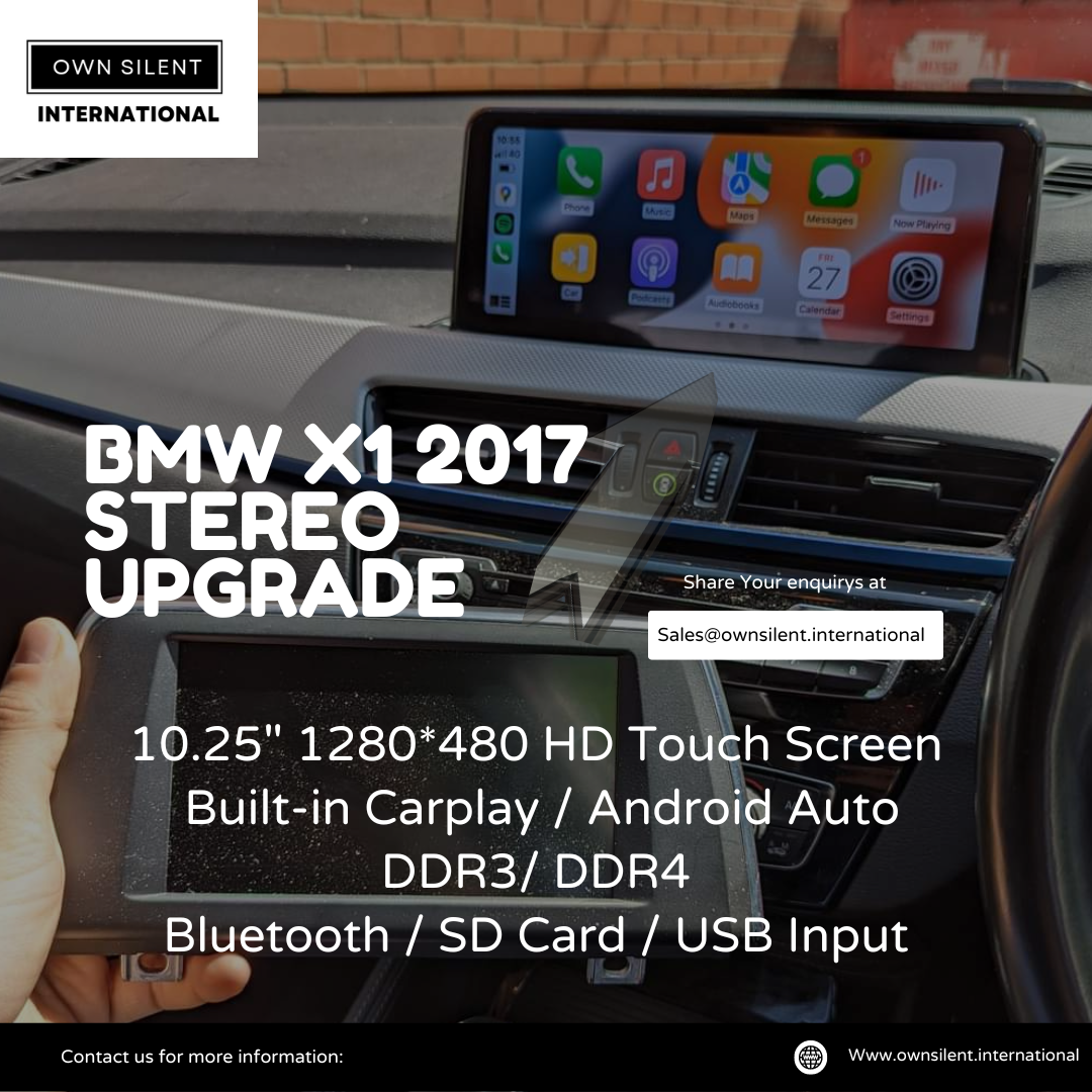 BMW X1 Android Carplay DSP System With Inbuilt Android Auto