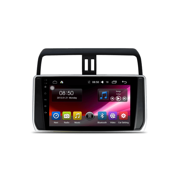 ANDROID SCREEN WITH QLED DISPLAY AND APPLE CARPLAY FOR TOYOTA PRADO 2018 AND ABOVE MODELS