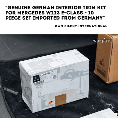 Genuine German Interior Trim Kit for Mercedes W223 W214 - 10 Piece Set