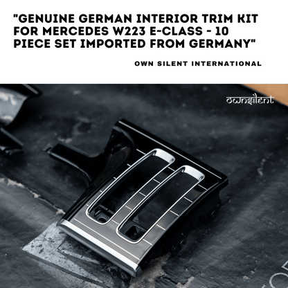 Genuine German Interior Trim Kit for Mercedes W223 W214 - 10 Piece Set