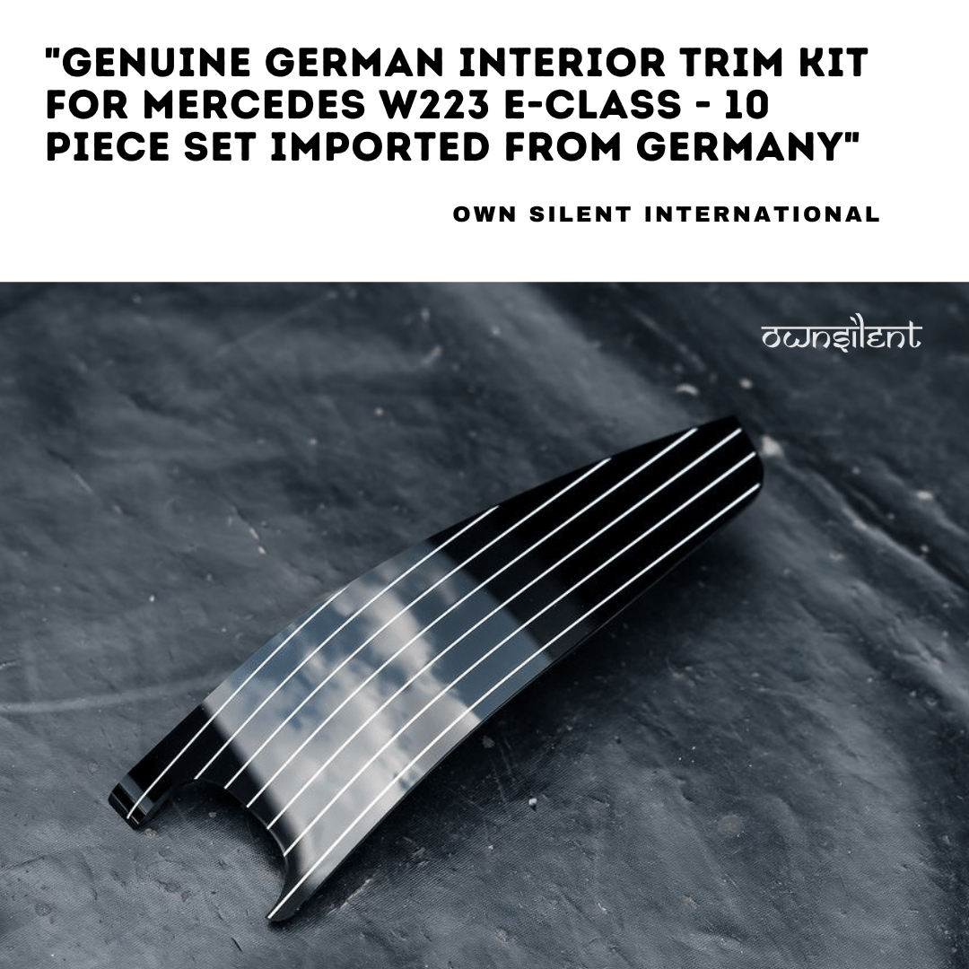 Genuine German Interior Trim Kit for Mercedes W223 W214 - 10 Piece Set