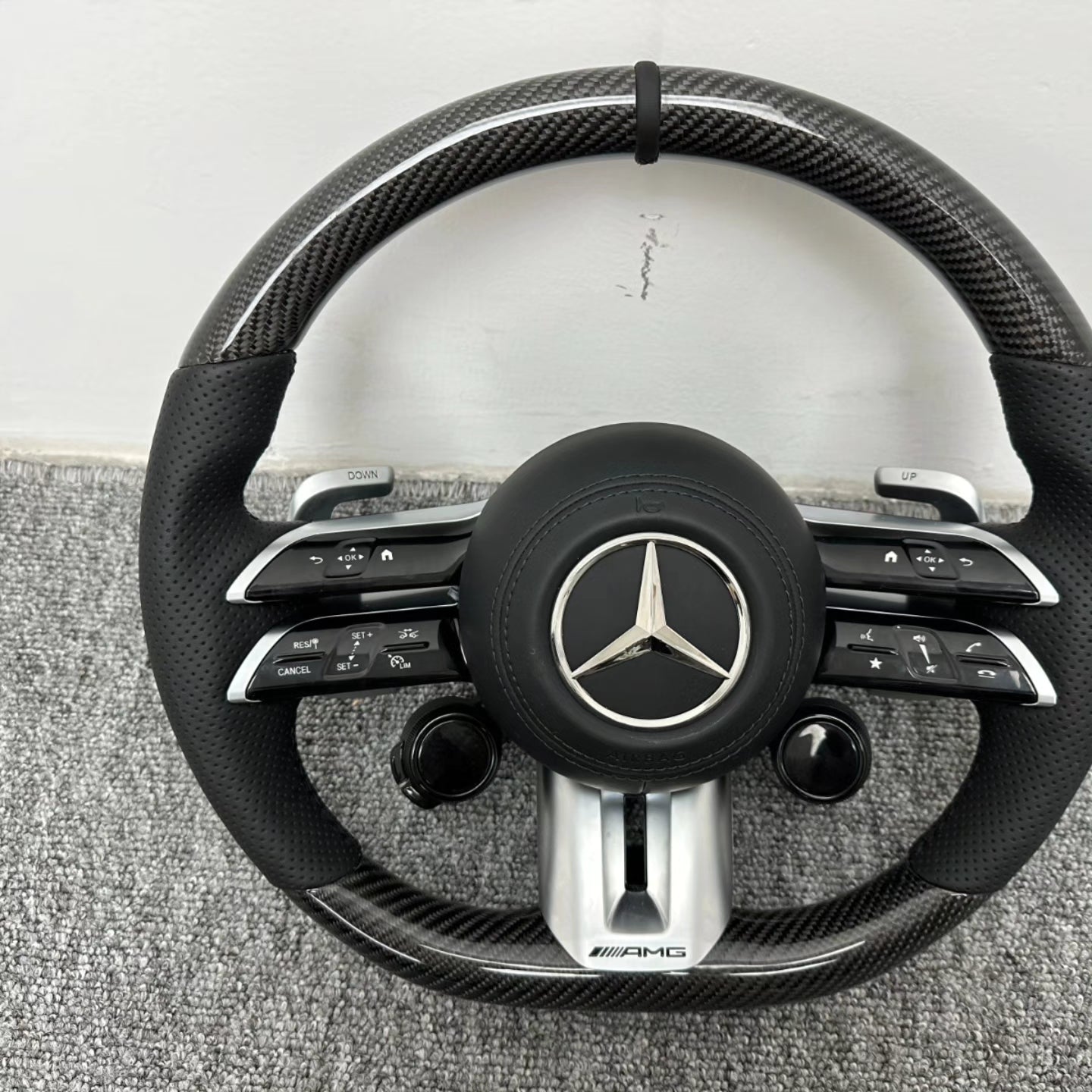 G63 2019-24 Old Steering Wheel Upgrade To New In Amg Style with Amg U88