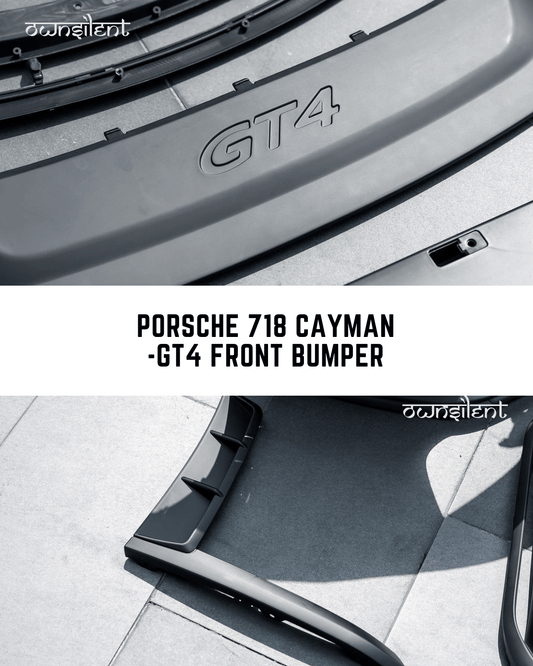 Porsche 718 Cayman GT4 Style Front Bumper Upgrade Kit