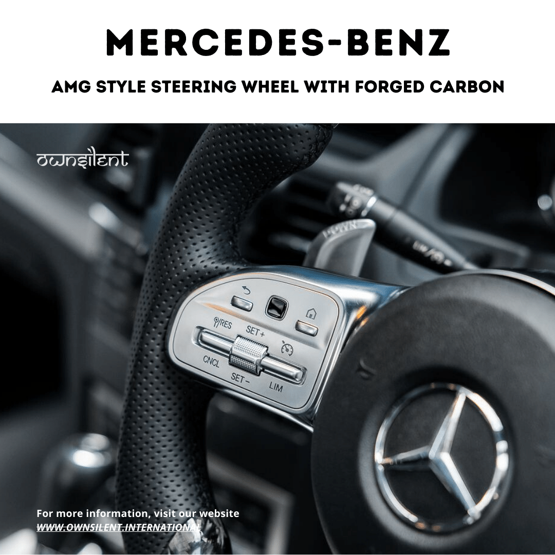 Mercedes-Benz Amg Style Forged Carbon Fiber Steering Wheel For Mercedes-Benz